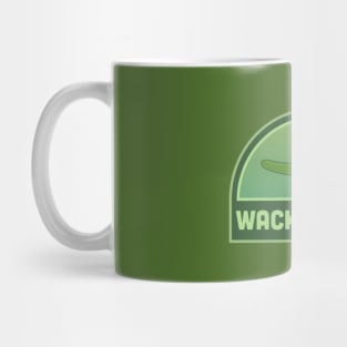 Wacky Worm Fishing Lure Tacklebox Label Mug